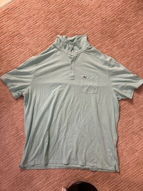 Vineyard Vines Men’s Short Sleeve Pocket Polo - Aqua